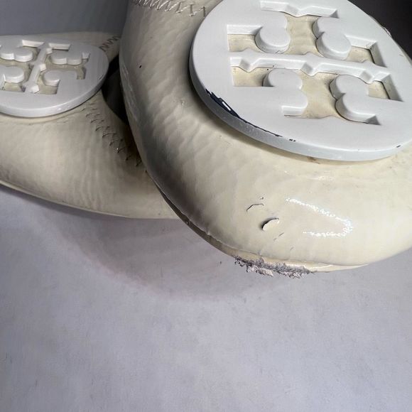 Tory Burch Minnie Travel Ballet in meadow mist  size 8.5 MSRP$228 - Picture 9 of 10